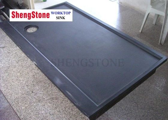 1200X750 MM. rangschikken Zwarte Epoxyharscountertop, Farmaceutisch Laboratoriummeubilair