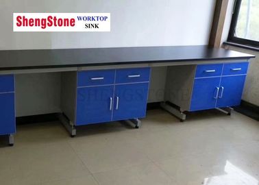 Countertops van het de Epoxyharslaboratorium van het ondernemingsonderzoek Zwarte Epoxyharsbank Worktop
